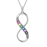 LGBT Necklace Lesbian Gay Pride Pendant Rainbow Jewelry - Necklaces - Aurora Tears